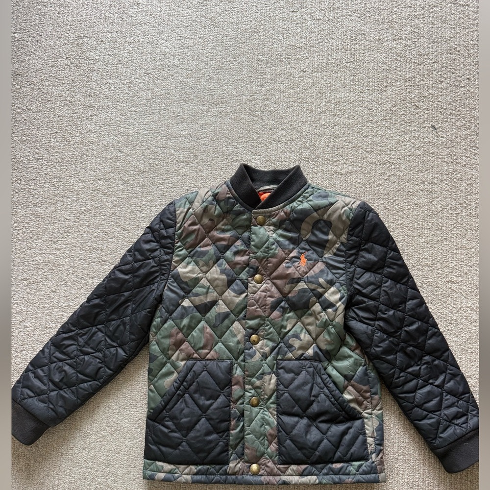 Polo by Ralph Lauren Kids Camouflage Quilted Puffer Jacket